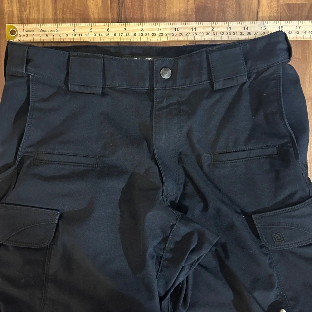 5.11 Tactical Mens Black Ripstop Cargo Pants 32x32 Work Outdoor Utility